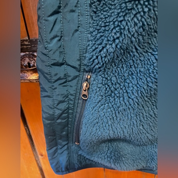 Patagonia Women's Retro X Deep Pile Fleece Jacket Teal Blue 2007, Size M - Picture 4 of 5